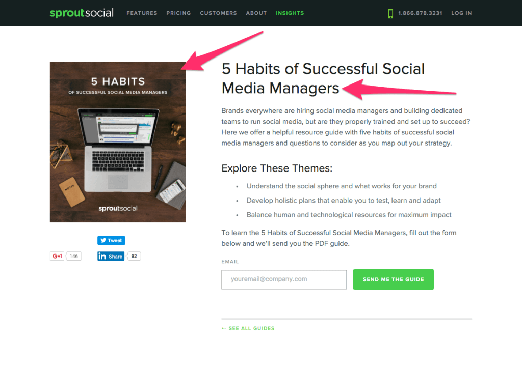 Sproutsocial Facebook Landing Page