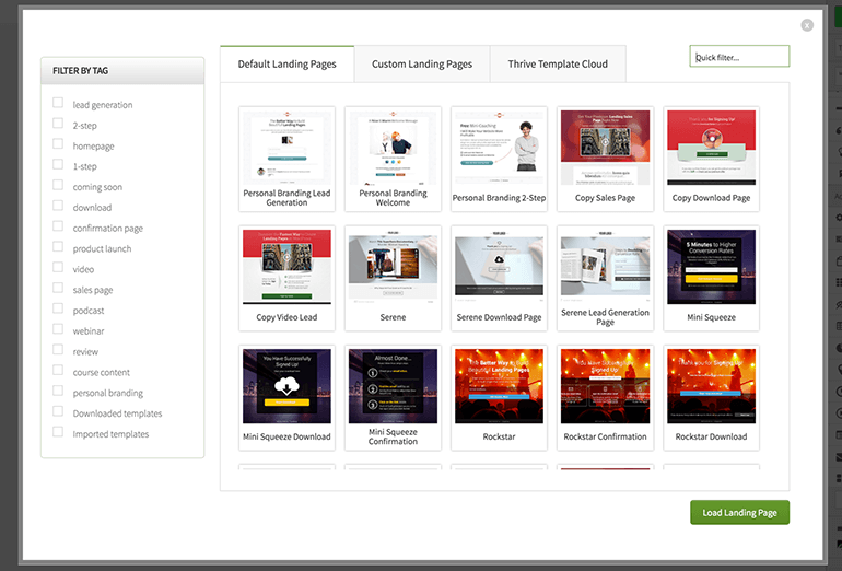 Thrive Content Builder Online business tool