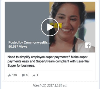 facebook video ad example