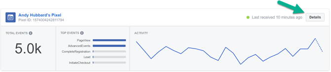 Select Facebook Pixel