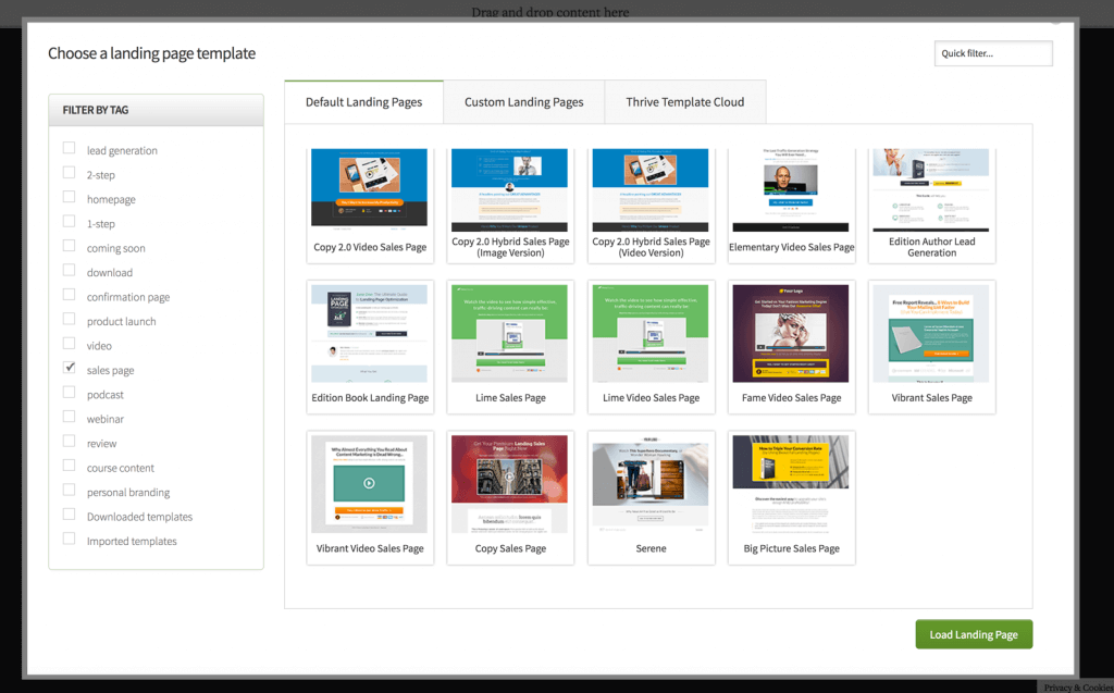 Thrive Content Builder