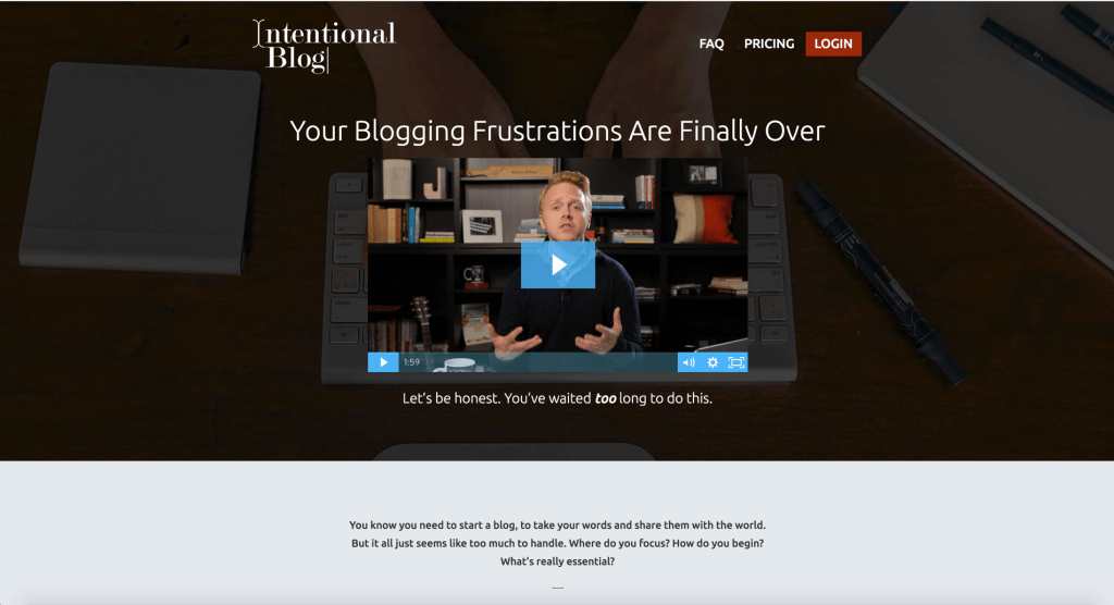 Jeff Goins Sales Page