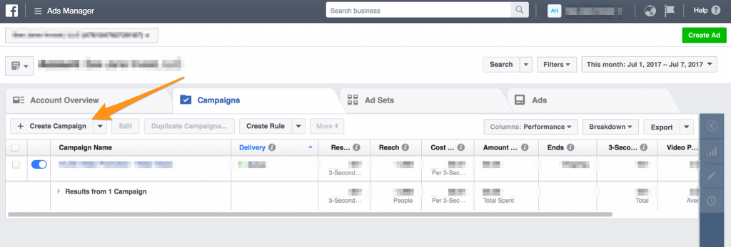 create instagram ad campaign